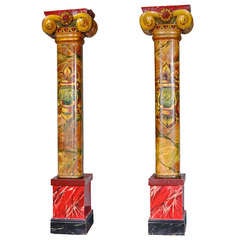 Used Pair of Fairground Columns