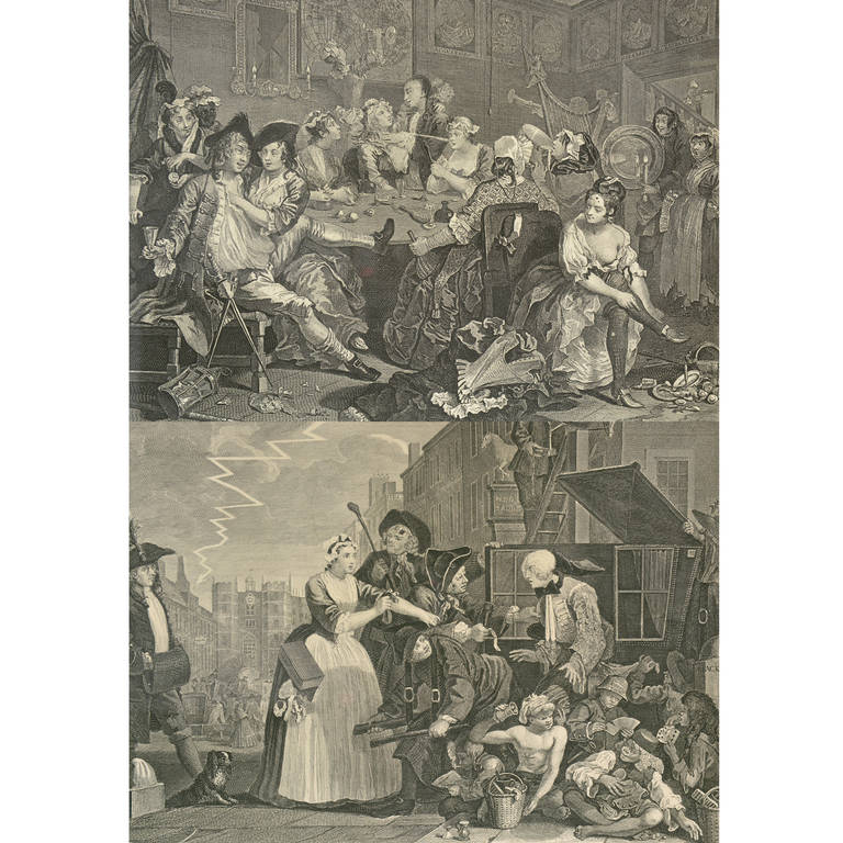 Rake's Progress by William Hogarth In Excellent Condition In London, GB