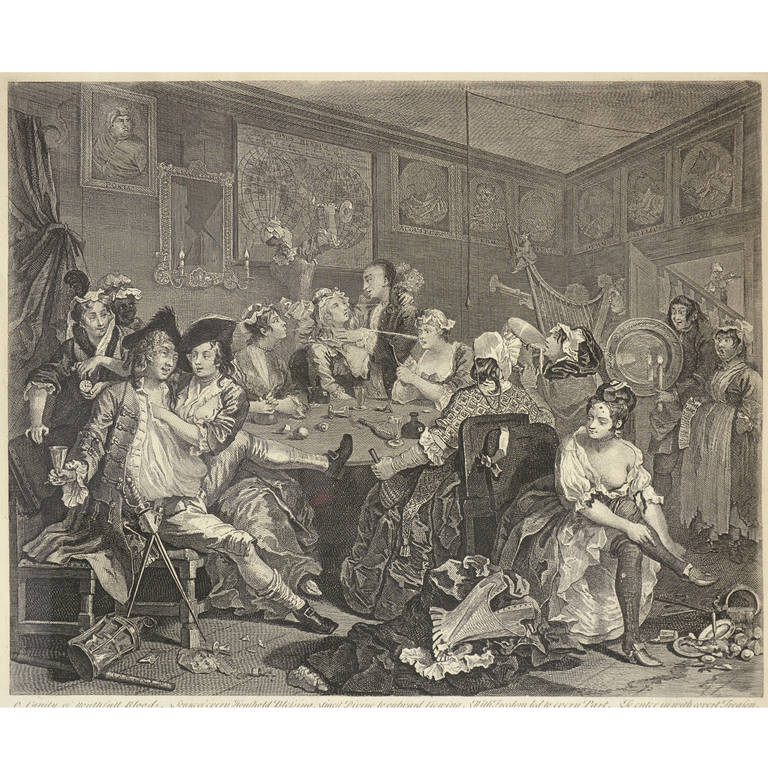 Rake's Progress by William Hogarth