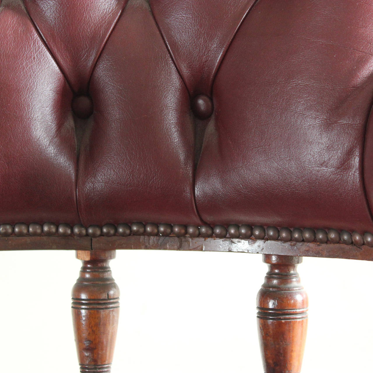 A Victorian Leather Club Chair 4