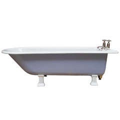 Antique An Edwardian Cast Iron Bath