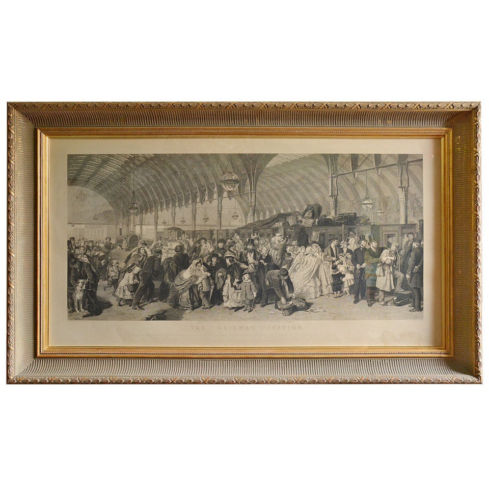 William Powell Frith "The Railway Station" Print