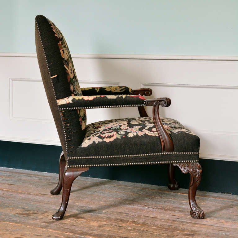British George II Style Gainsborough Chair