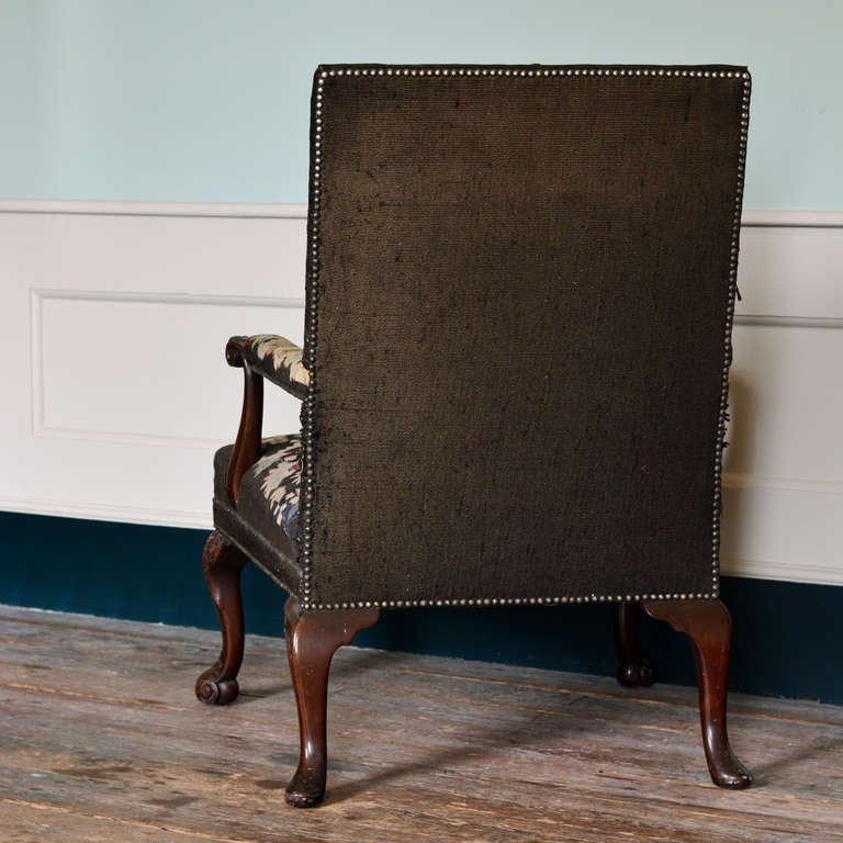 20th Century George II Style Gainsborough Chair