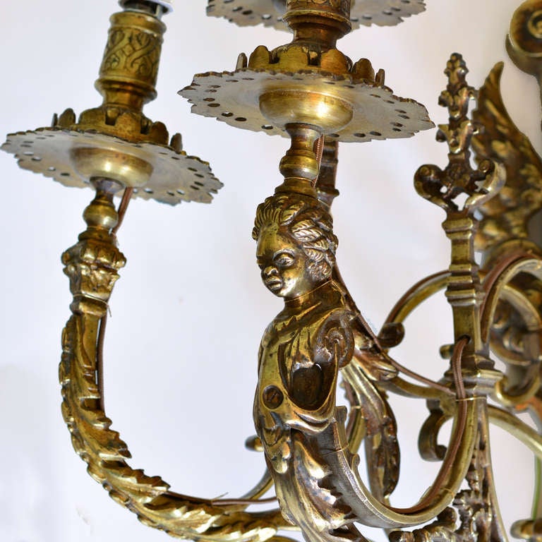 Gilt Metal Wall Appliques 2