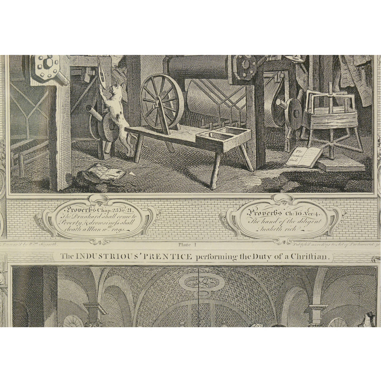 Industry and Idleness Prints by William Hogarth 4