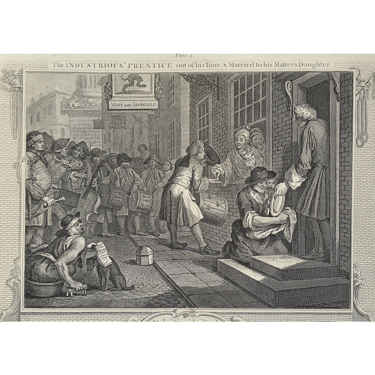 Industry and Idleness Prints by William Hogarth 1