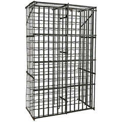 French Wrought Iron Wine Cage