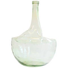 Slumped Glass Vase