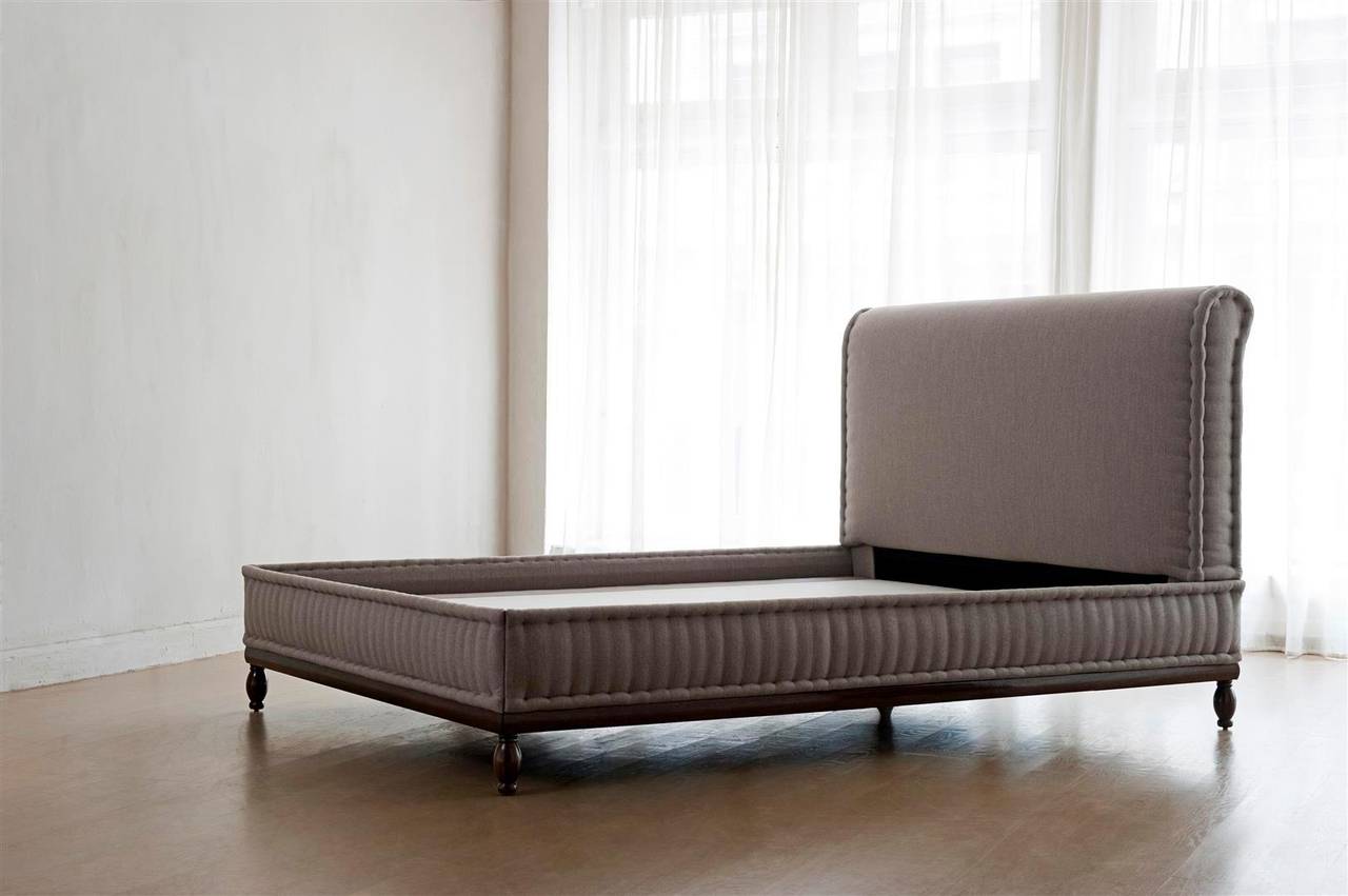 Contemporary Brampton Bed, Custom and Made to Order by Dmitriy and Co