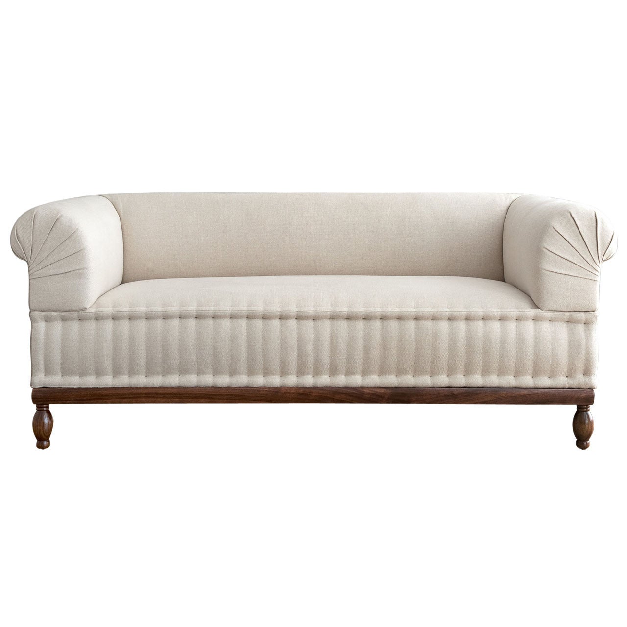 Brampton Pleated Sofa For Sale at 1stDibs