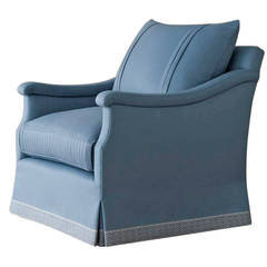 Vallone Couture Club Chair with Trim