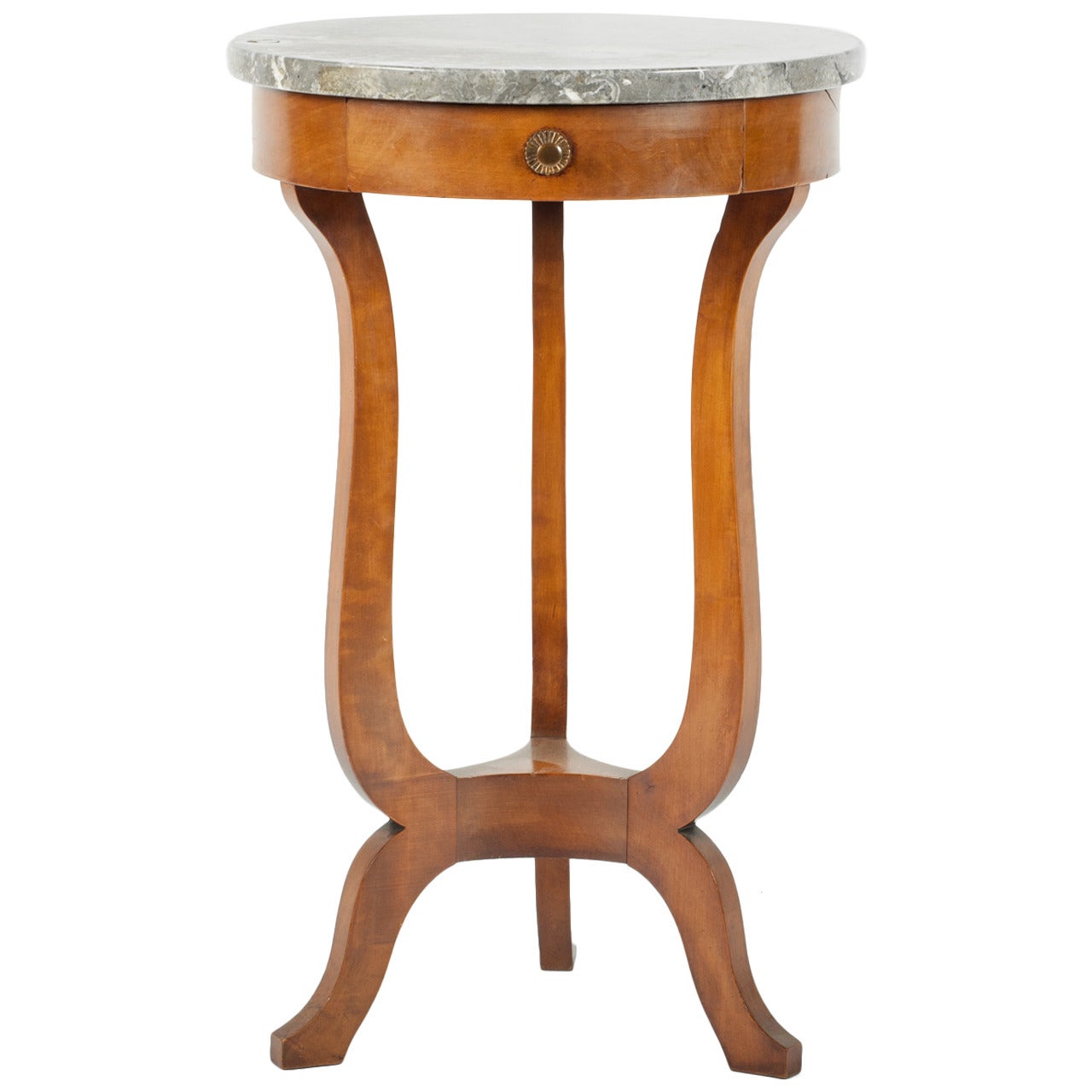 Antique French Marble Top Table at 1stDibs