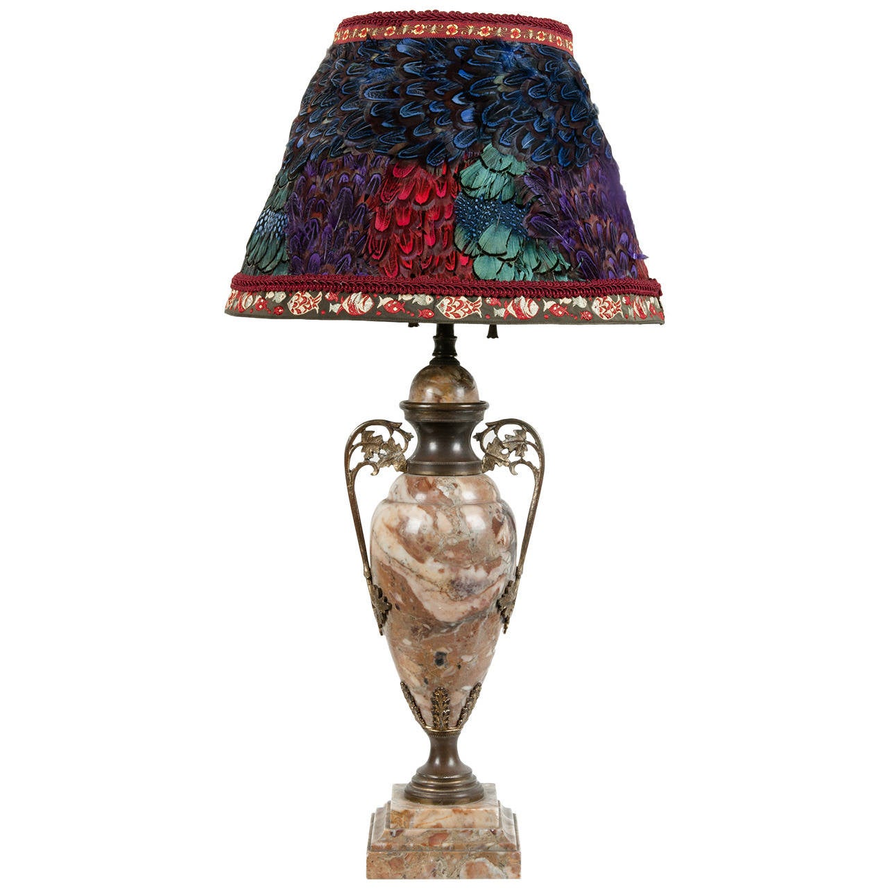 Antique Marble Lamp at 1stdibs