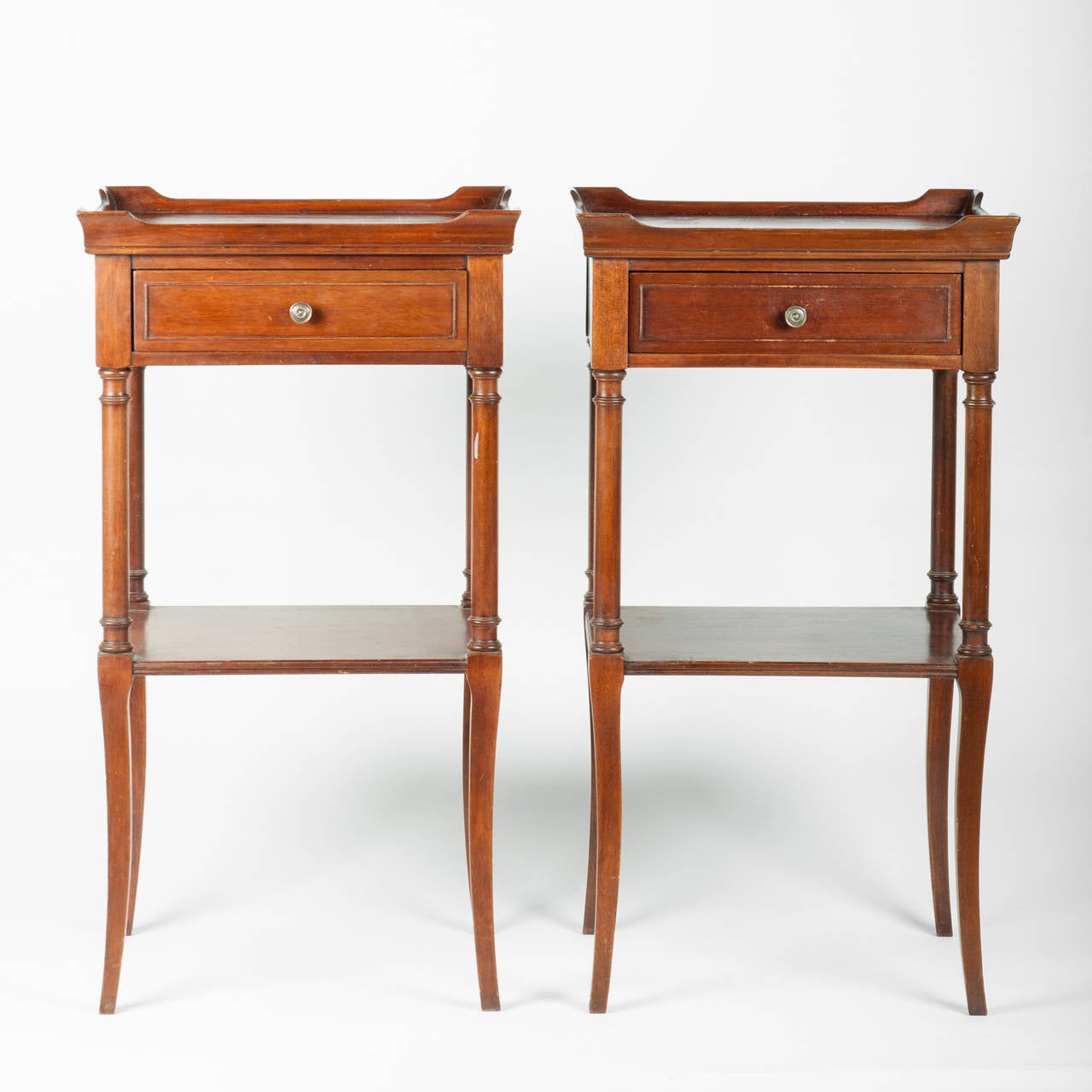 Mid-20th Century Pair of Vintage Side Tables