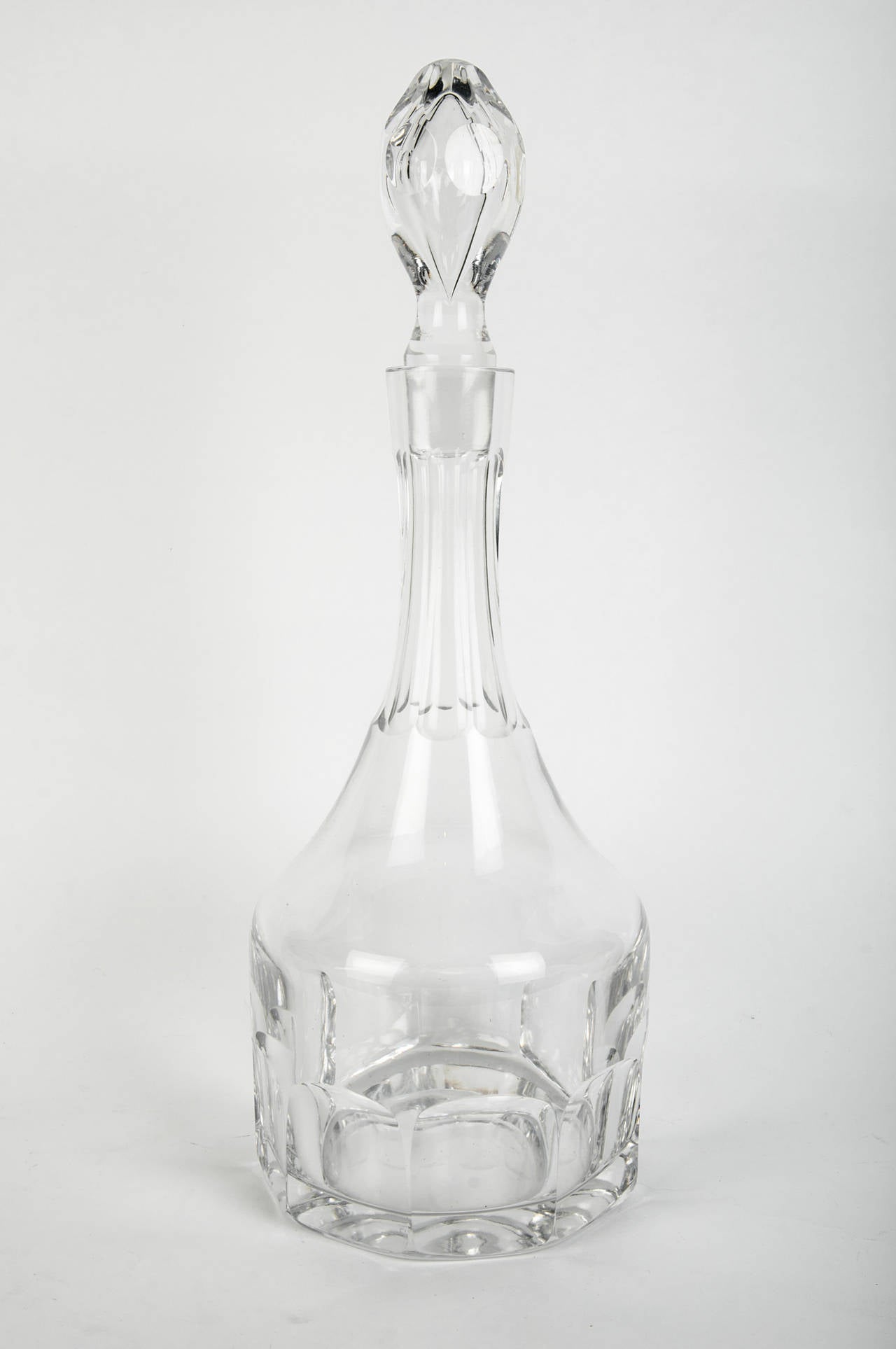 Early 20th Century Antique French Crystal Cut Decanter