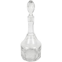 Antique French Crystal Cut Decanter