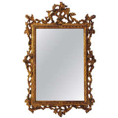 Chippendale Style Gilt-Wood Mirror