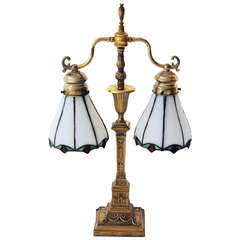 Vintage Brass Desk Lamp