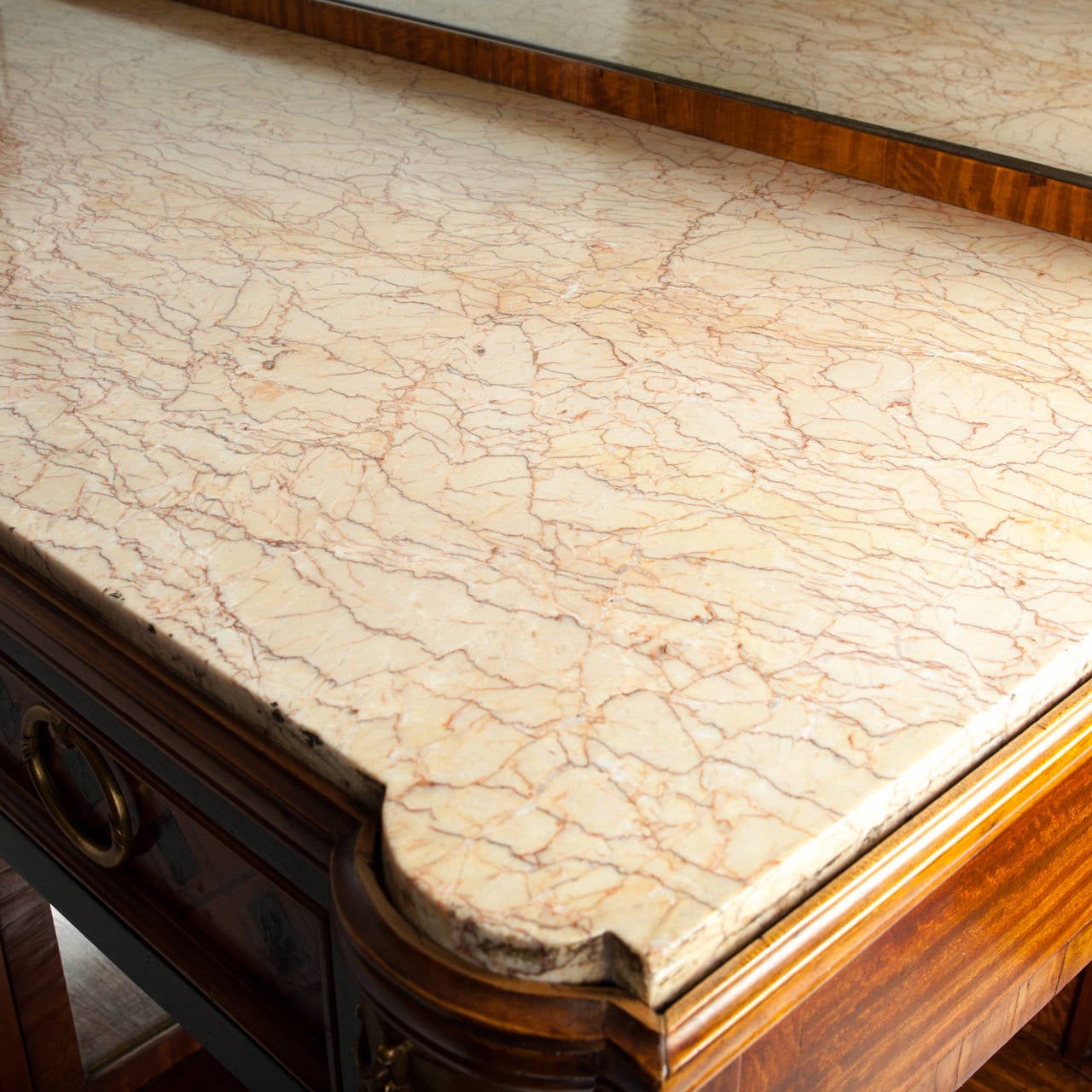 Louis XV Marble-Top Server In Excellent Condition In Tarry Town, NY