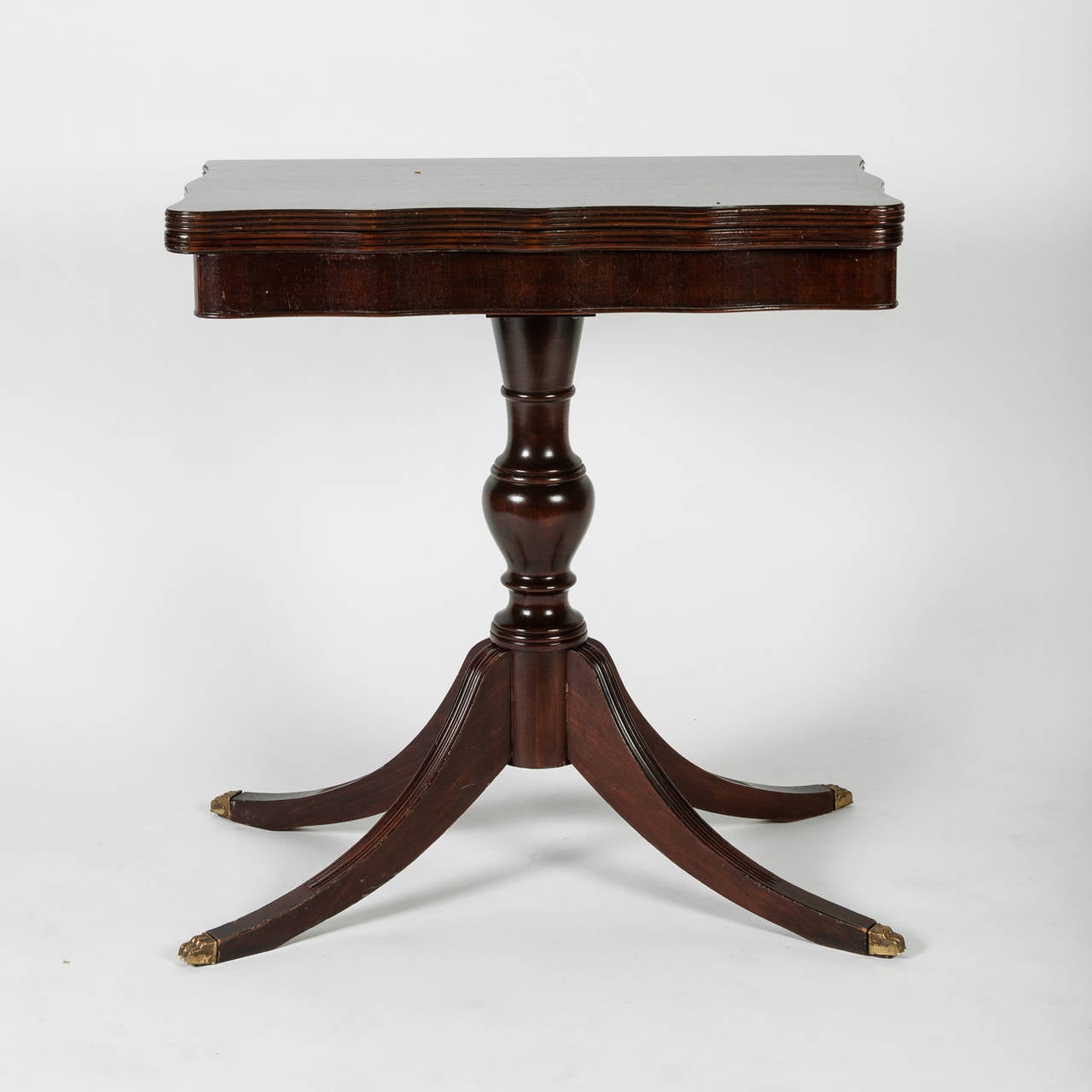 American Classical Vintage Mahogany Game Table