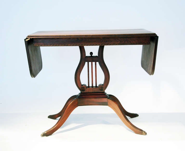 Table With Folding Leaves at 1stDibs