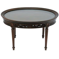 Vintage Oval Cocktail Table