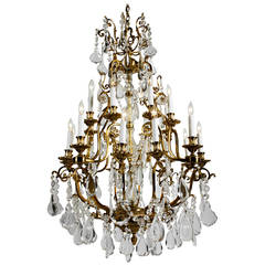 Antique Crystal Chandelier