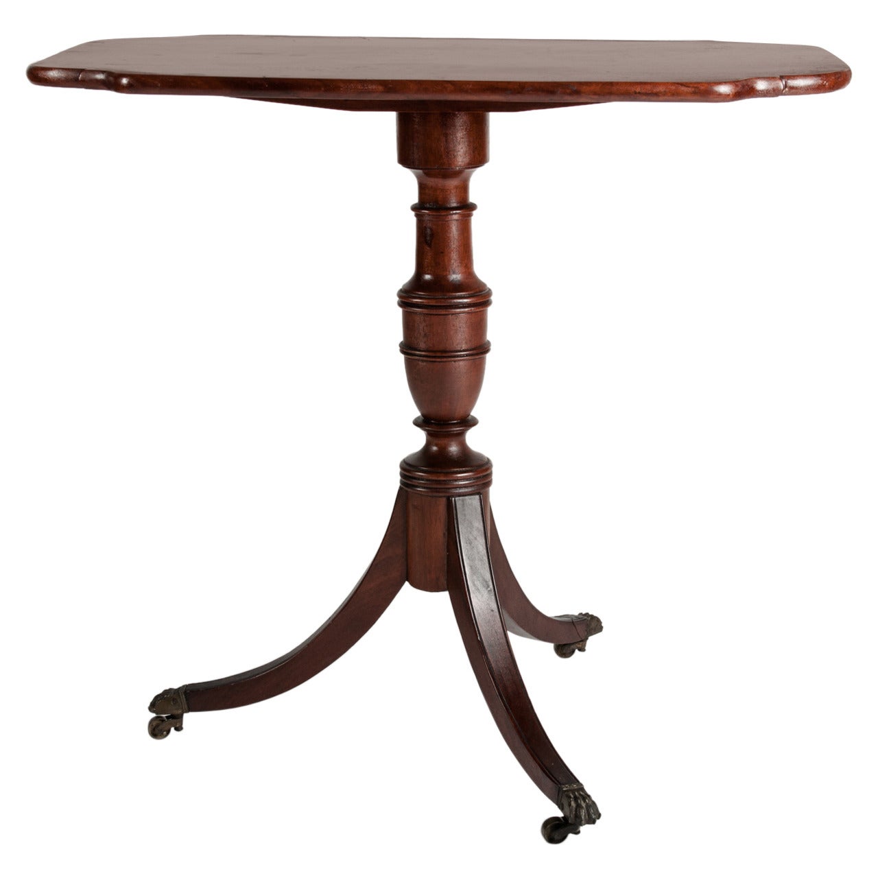 Vintage Mahogany Tilt-Top Table