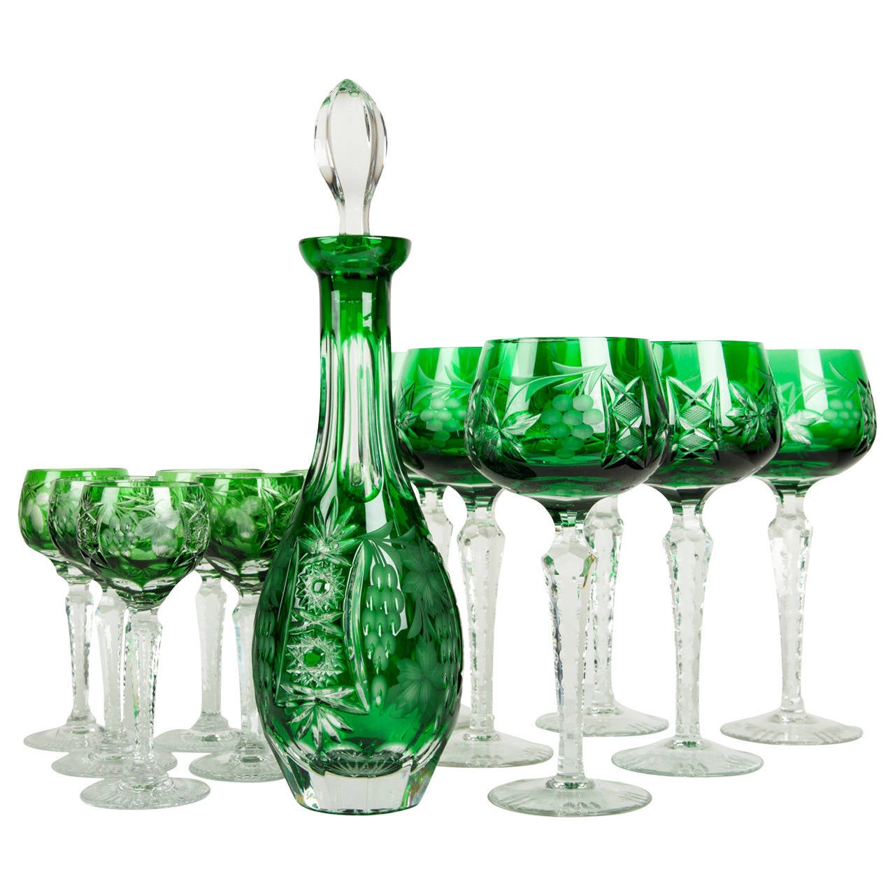 Rare Antique Baccarat Crystal Decanter Set at 1stDibs vintage