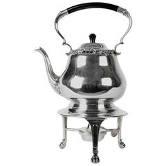 Antique English Silver Plate Kettle