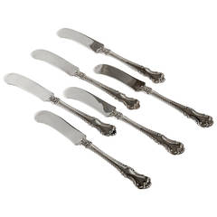 Antique Sterling Silver Butter Knives