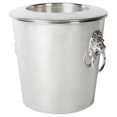 Vintage English Pewter Wine Cooler/Ice Bucket