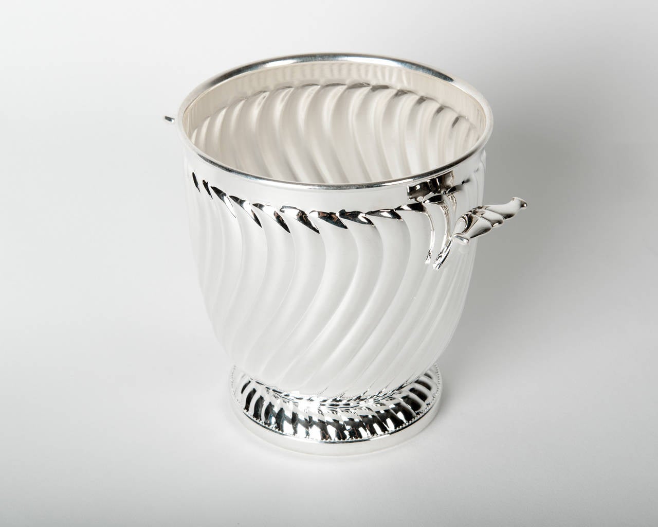 Vintage Italian Spiral Fluted Wine Cooler