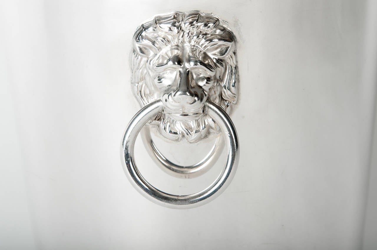 Vintage English Pewter Wine Cooler/Ice Bucket at 1stDibs