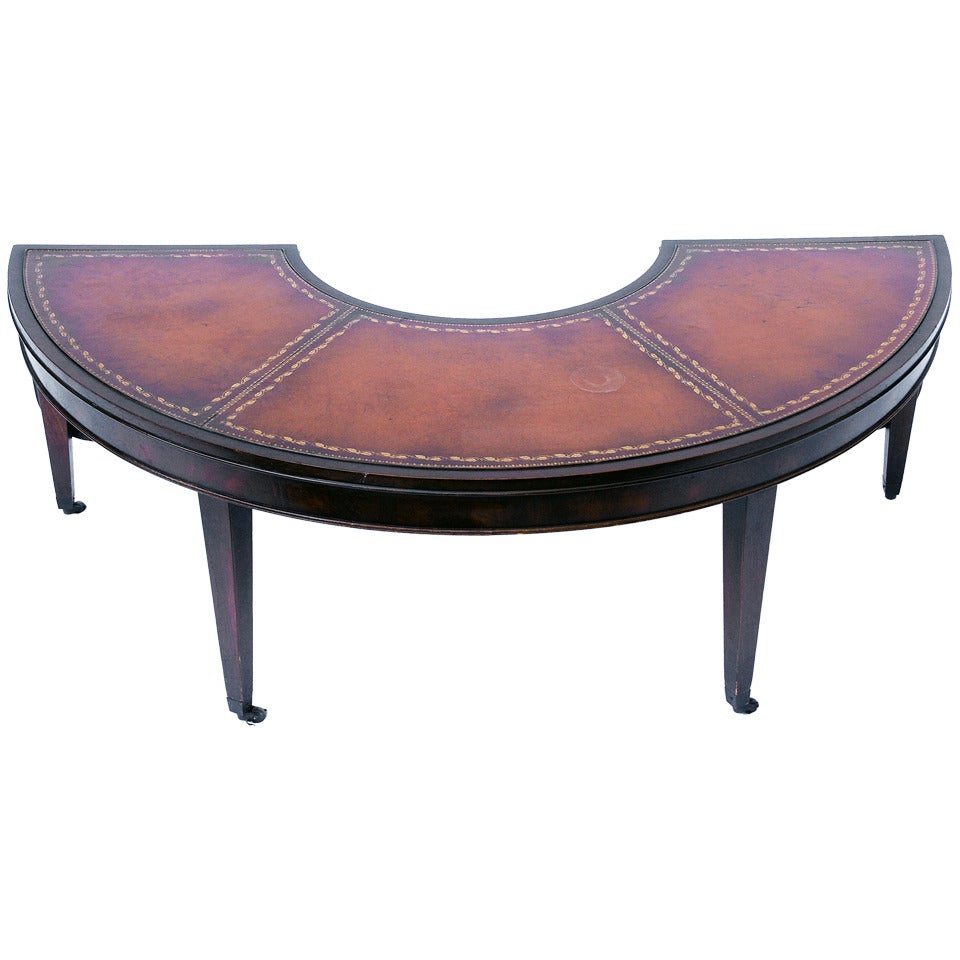 Crescent Drop-Leaf Coffee Table