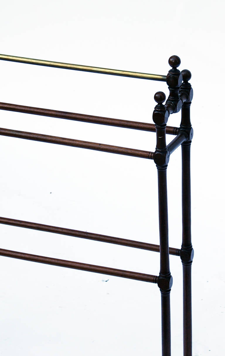 Vintage Mahogany Drying Rack