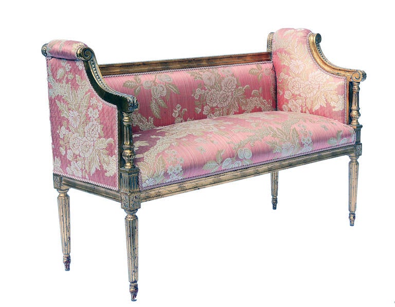 Gilt Small Settee