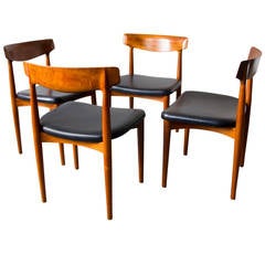 Set of Four Knud Faerch Dining Chairs