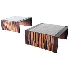 Percival Lafer Folding Coffee Tables