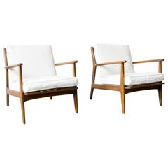 Vintage Pair of Baumritter Lounge Chairs