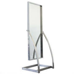 Miroir en porte-à-faux chromé