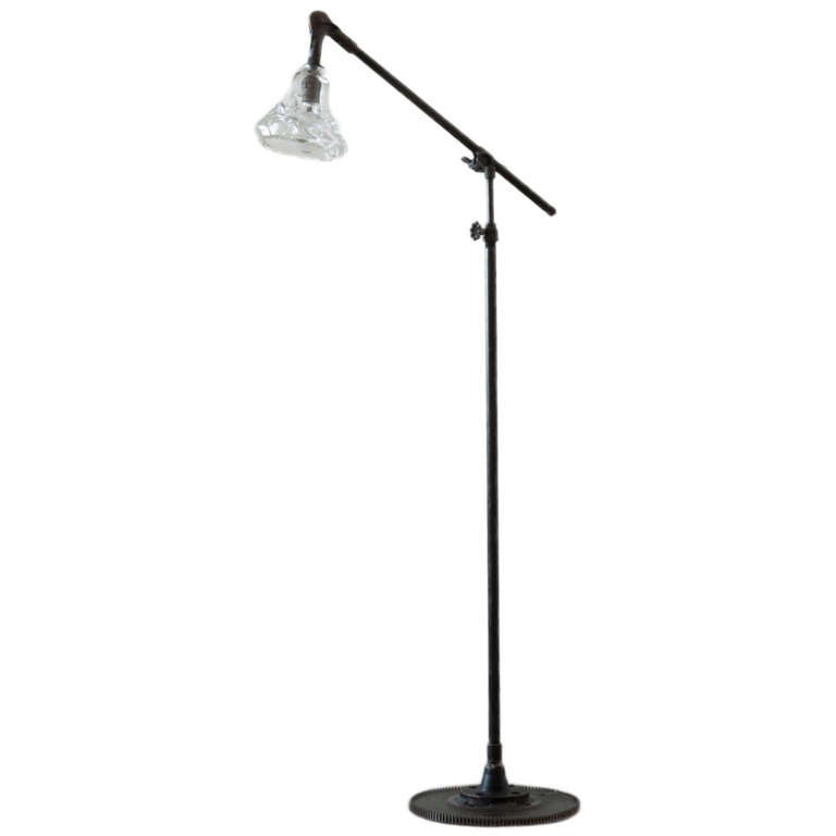 Handblown Glass Floor Lamp For At 1stdibs Handblown Glass Floor Lamp For