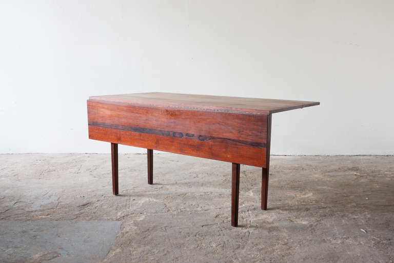 Mid-Century Modern Drop-Leaf Dining Table