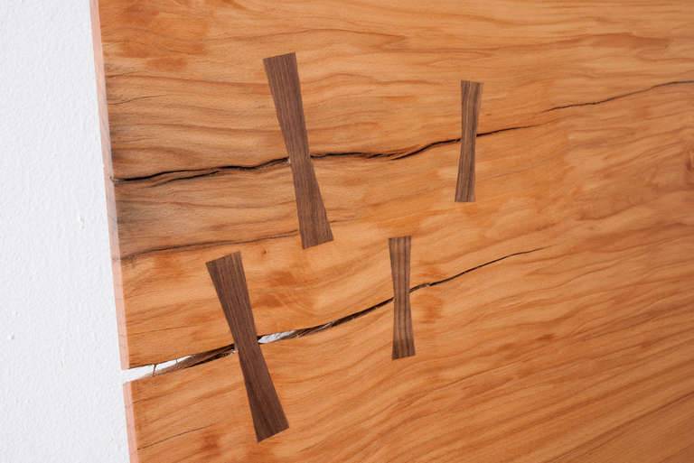 Mid-Century Modern Live  Edge Beech Headboard