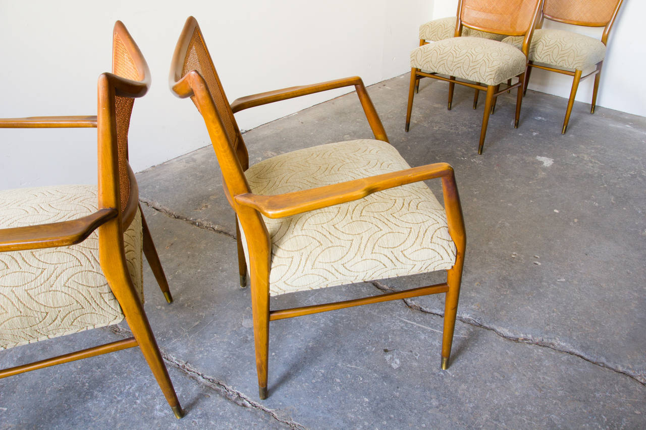 Sculptural Italian Dining Chairs In Excellent Condition In Asbury Park, NJ