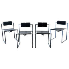 Set of Four Mario Botta "Seconda" Chairs