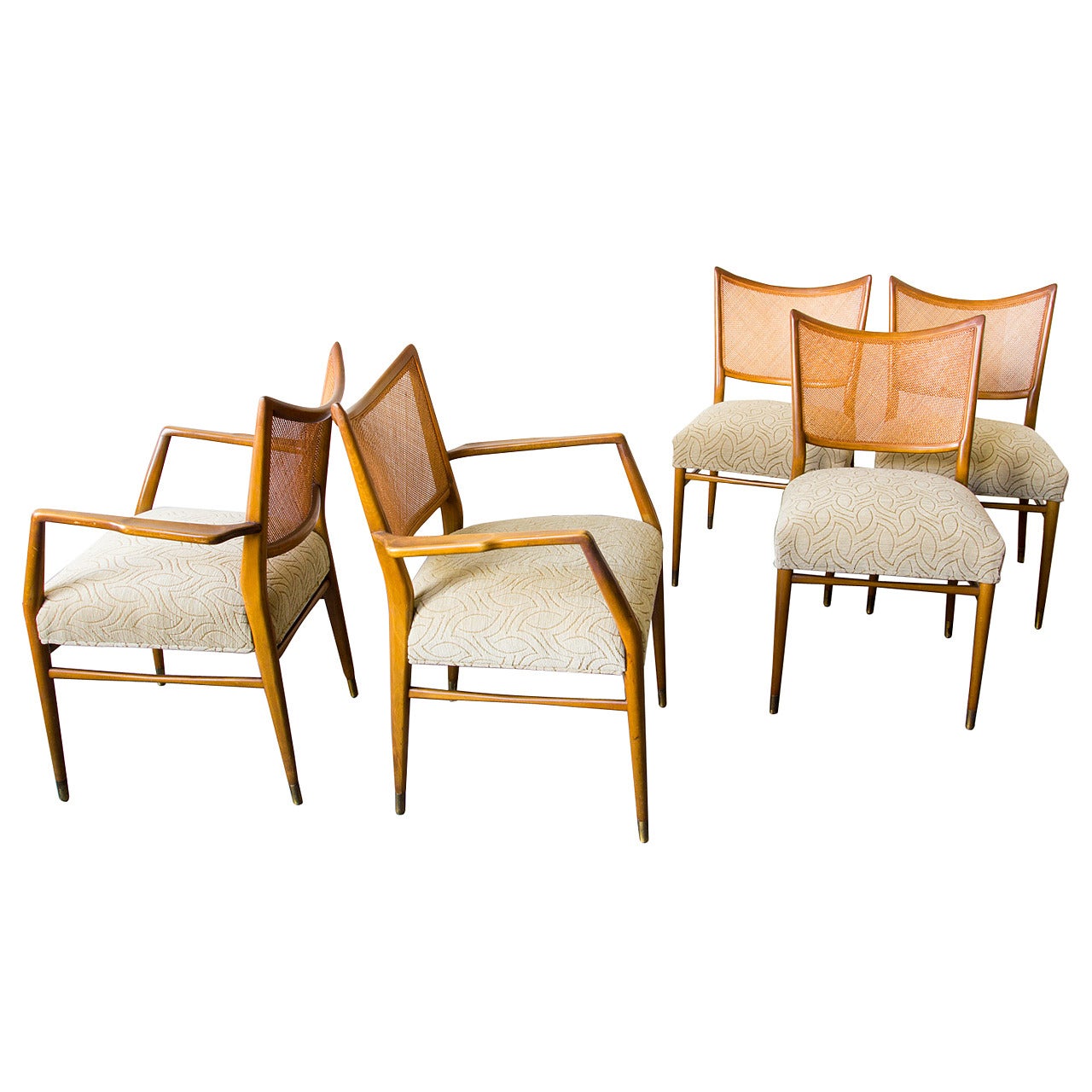 Sculptural Italian Dining Chairs