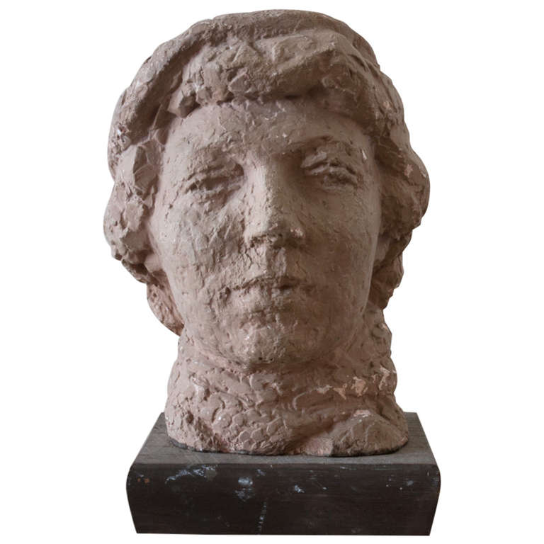 Gaetano Cecere Escultura de escayola Base de madera nº 34