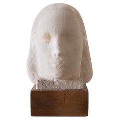 Gaetano Cecere Plaster Sculpture Wood Base #8